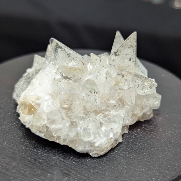Other - Phosphorescent Linwood Mine Calcite Point Cluster With Marcasite Inclusions